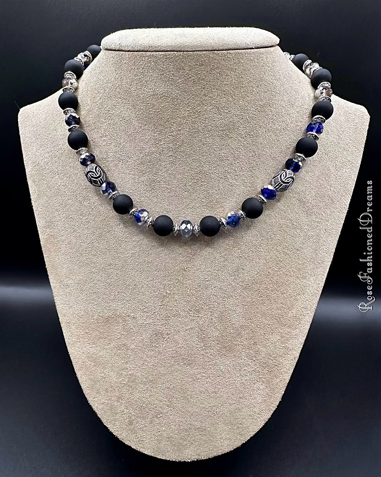 Mikimoto Ginza Black Pearl Necklace and Earrings Set